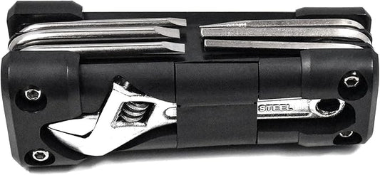 Bicycle multitools bicycle tools kit set Hexagon wrench included for roads outdoors and emergency black