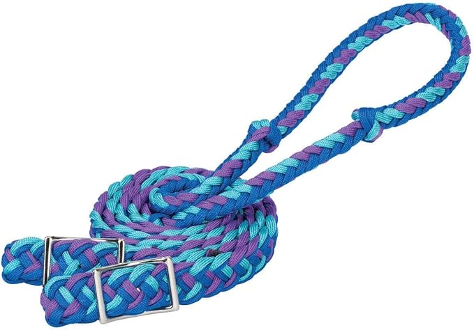 Weaver Leather Braided Nylon Barrel Rein, Hurricane