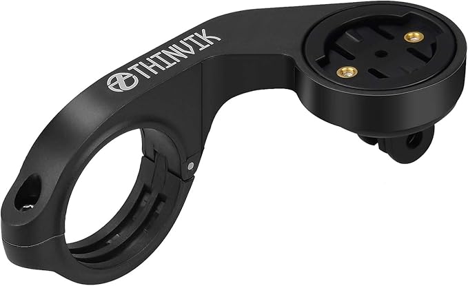 Thinvik Bike Computer Out Front Mount for Garmin Edge1040/1030/840/830/540/530/130 Bike Computer GPS Compatible with 31.8/25.4mm Handlebar with Quarter Turn
