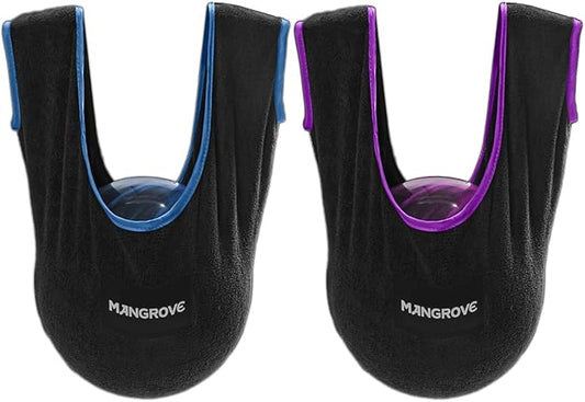 Mangrove Bowling Ball Polisher, Microfiber Bowling Towel See-Saw for Bowlers, Large Washable Bowling Shammy Seesaw, Ball Cleaner Holder Bag