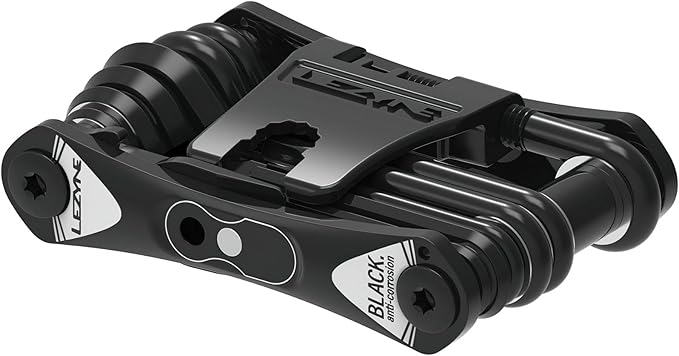 LEZYNE RAP II Bicycle Multi-Tool 24, Anti-Corrosion Bits, Hex 2/2.5/3/4/5/6/8mm, T10/T25/T30, Phillips, Flathead, Chain Breaker, Compact Bike Tool