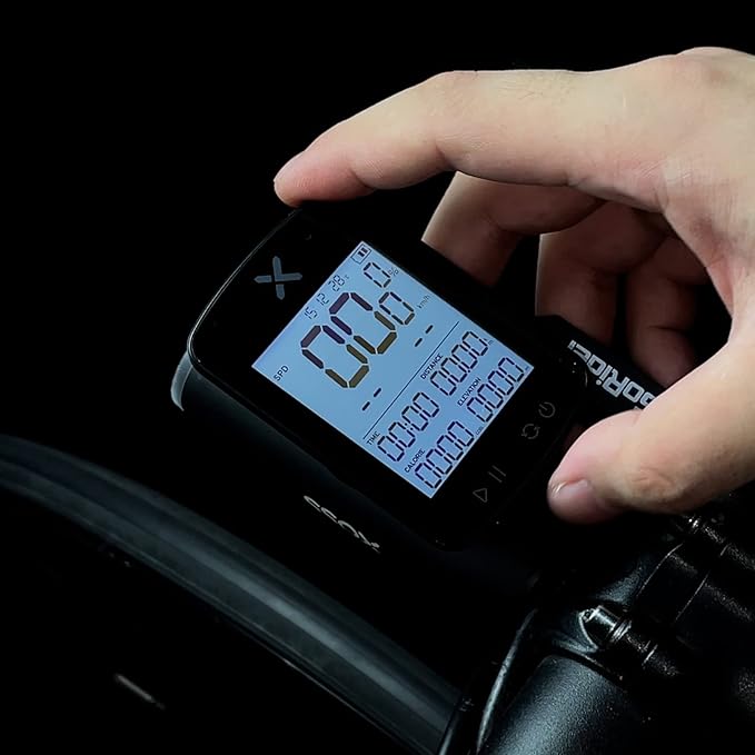 XOSS G+ Gen2 GPS Bike Computer with Mount, 2.2" Bluetooth Wireless Cycling Speedometer, Type-C Multifunctional ANT+ Bicycle Odometer with Auto Backlight and IPX7 Waterproof Bike Tracker (4 in 1)