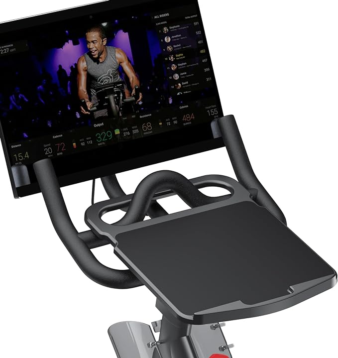 KMOUANTS Tabletop Tray Holder Compatible with Peloton Bike (Not Bike Plus for Tablets, laptops, Books, Phones, etc. - Riding Work Surface ，Bikes Accessories for Peloton
