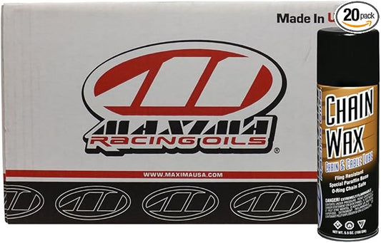 Maxima Racing Oils CS74908-20PK-20PK Chain Wax Aerosol - 110 oz., (Pack of 20)