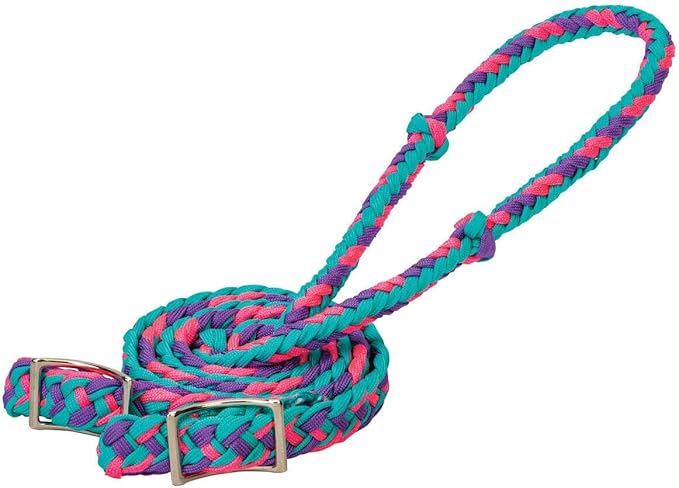 Weaver Leather Braided Nylon Barrel Rein, Hurricane