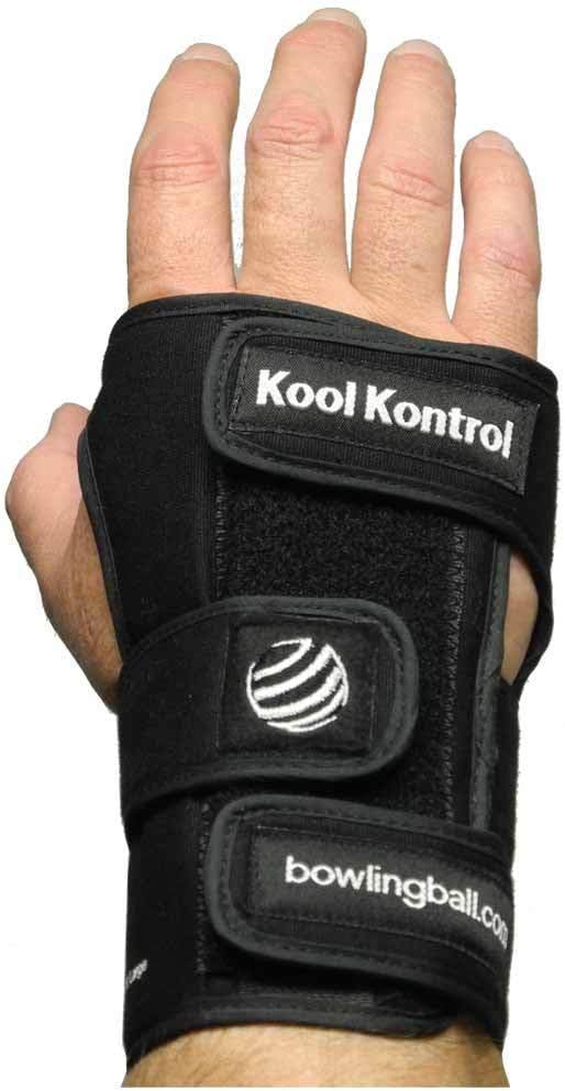 bowlingball.com Kool Kontrol Bowling Wrist Positioner - Unisex Support for Proper Wrist Position & Control - Comfortable, Lightweight, Breathable Bowling Accessory - Right/Left Hand, Multiple Sizes