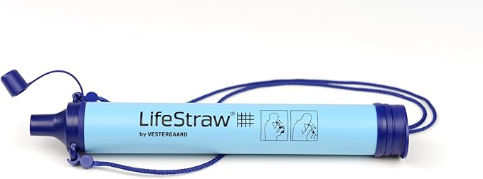 LifeStraw Personal Water Filter for Hiking, Camping, Travel, and Emergency Preparedness