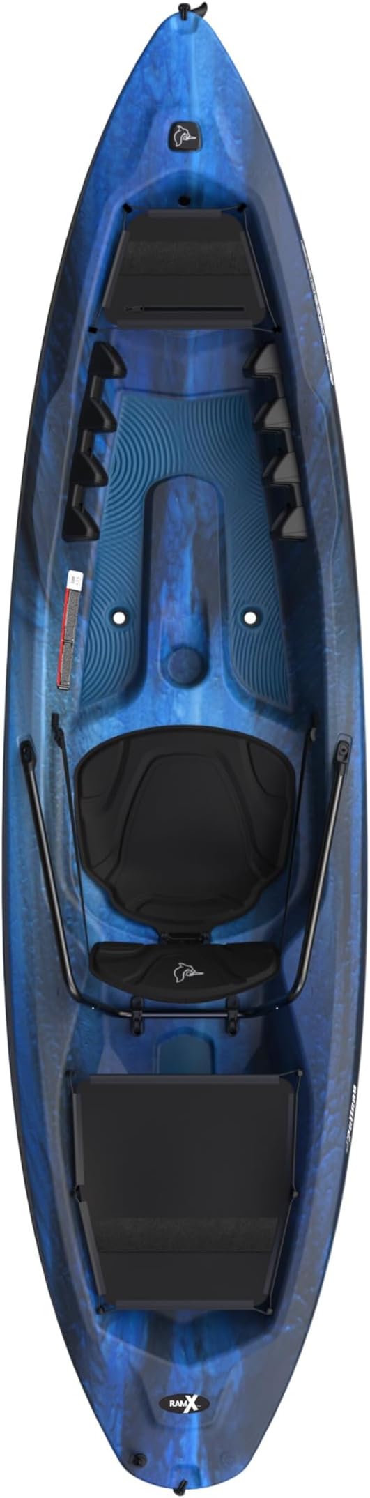 Pelican Seek 100X - Recreational Sit on top Kayak - Lightweight Smart Design - Adjustable Ergoform™ Seating System - 10 ft