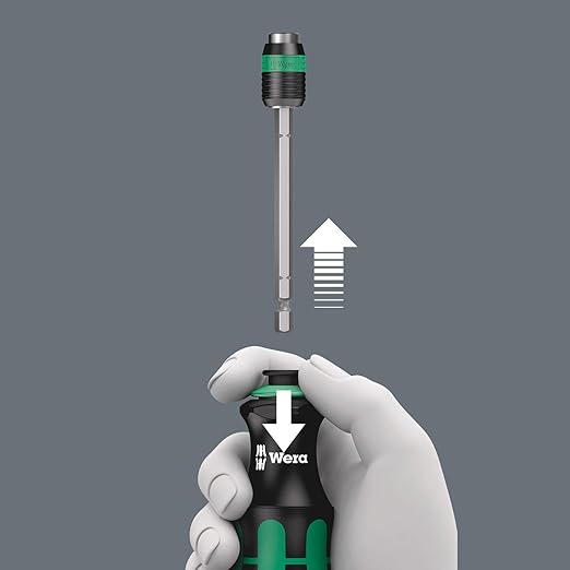 Wera KK 26 7-In-1 Bitholding Screwdriver with Removable Bayonet Blade (SL/PH/SQ)