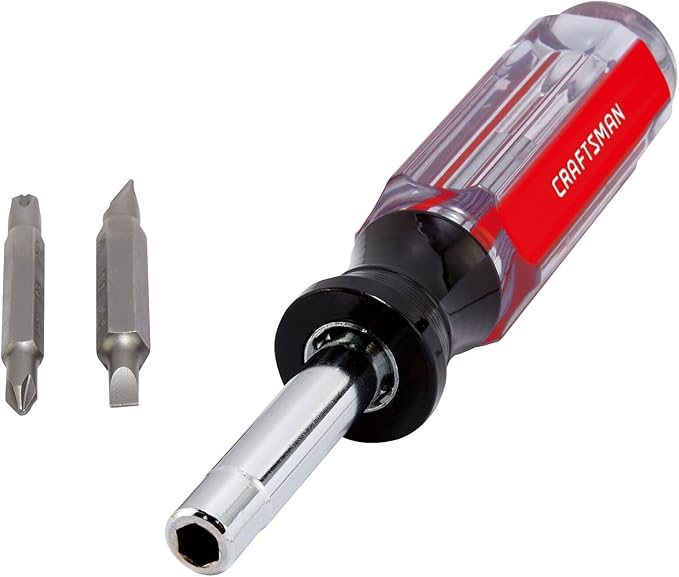 CRAFTSMAN Screwdriver Multi-Bit Set, 6 in 1, Acetate Handle (CMHT66052) (Pack of 6)