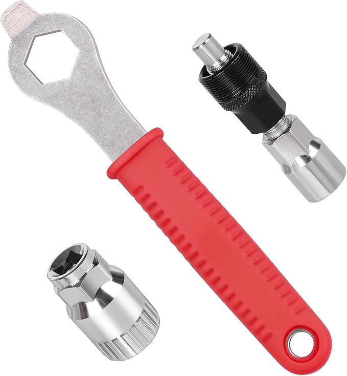 Bicycle Crank Extractor Tool Set - Professional Bike Crank puller with 16mm Spanner for Bottom Bracket Remover in the Bike Tool kits
