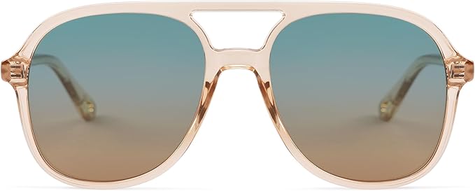 SOJOS Retro Polarized Aviator Sunglasses Womens Mens Classic 70s 80s Vintage Trendy Square Aviators SJ2174