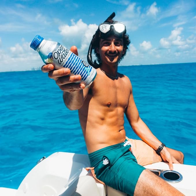 Open Water Still Bottled Water with Electrolytes in 16-oz Aluminum Bottles (Mini Pallet 720 Bottles - Still) | BPA-free and Eco friendly