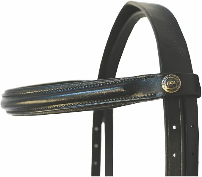 Henri de Rivel Pro Padded Dressage Bridle with Web Reins