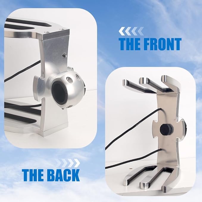 Wakeboard Tower Rack for Boat, Polished Aluminum Wakeboarding Tower Holder (M8303)