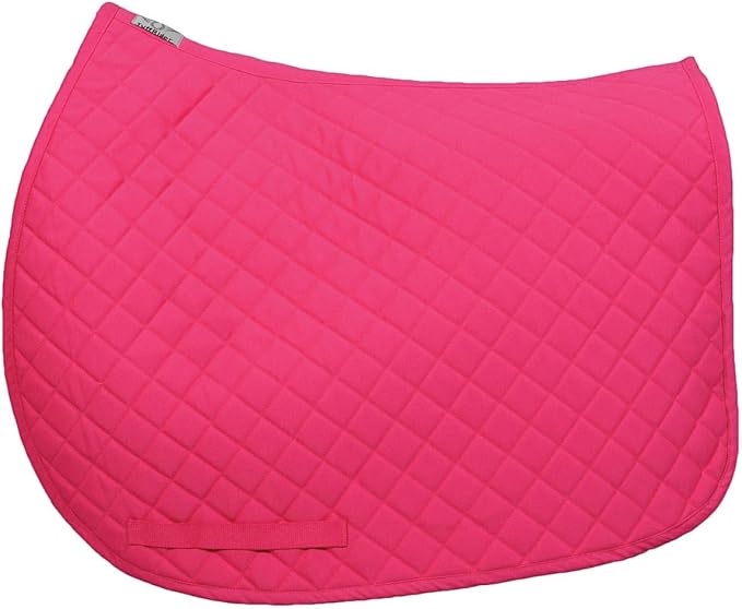 TuffRider Basic All Purpose Horse Riding Saddle Pad | Wither Relief Brushed Underside for Training and Competition