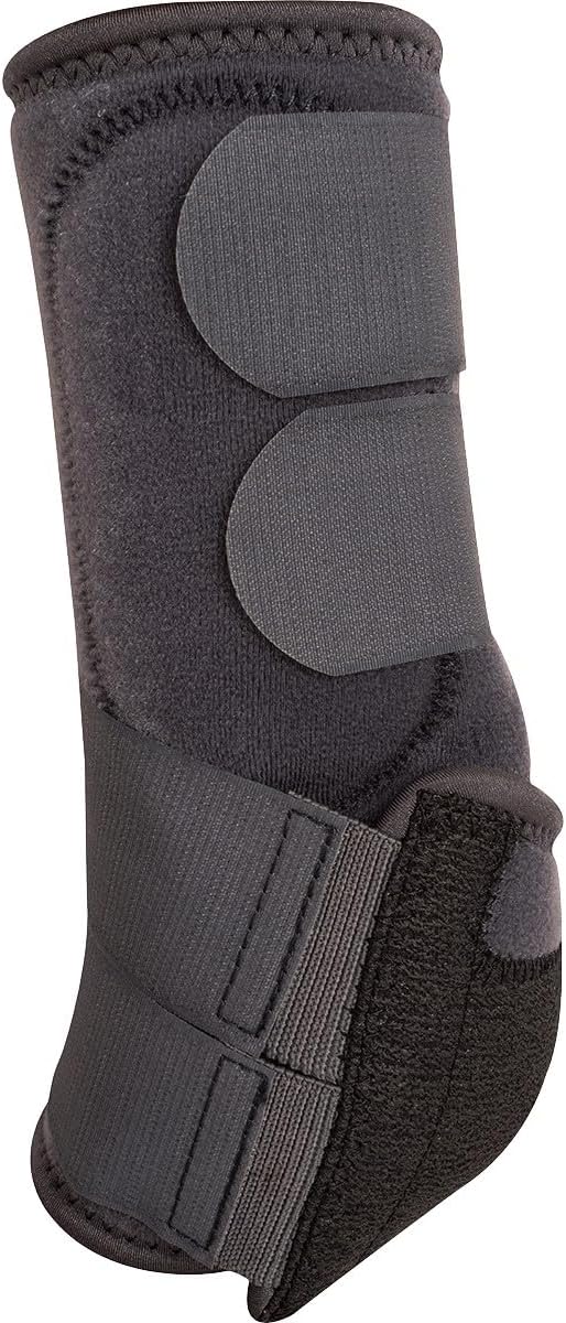 Classic Equine Legacy2 Support Boots, Front (Charcoal, Medium)