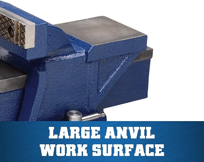 Wilton General Purpose Bench Vise, 4" Jaw Width, 3" Max Jaw Opening, 2-1/4" Throat (11104)