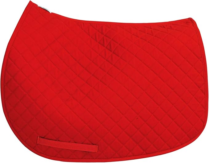 TuffRider Basic All Purpose Horse Riding Saddle Pad | Wither Relief Brushed Underside for Training and Competition