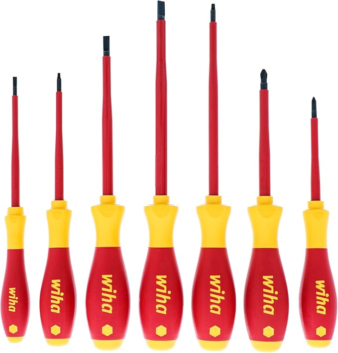 Wiha 32097 | 7 Piece Insulated SoftFinish Screwdriver Set