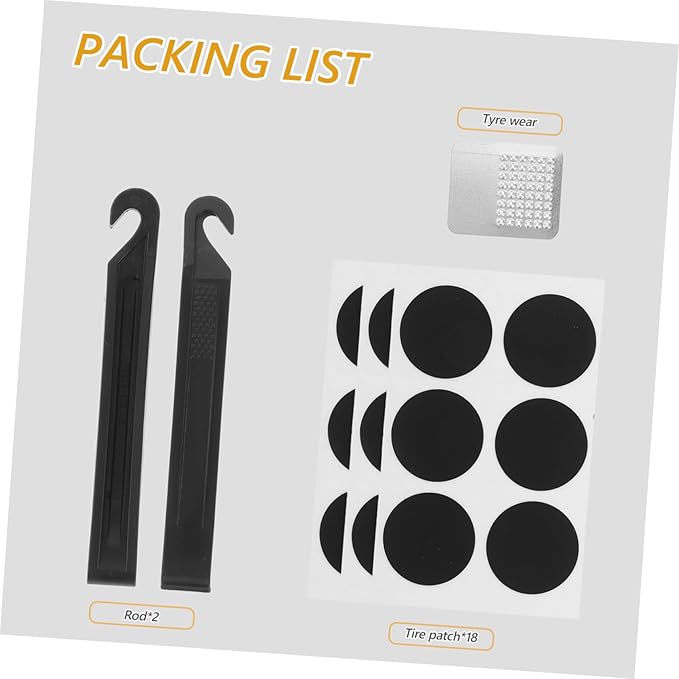 Bicycle Tire Repair Kit Tubeless Bike Tire Patch Lever for Quick Easy Repairs