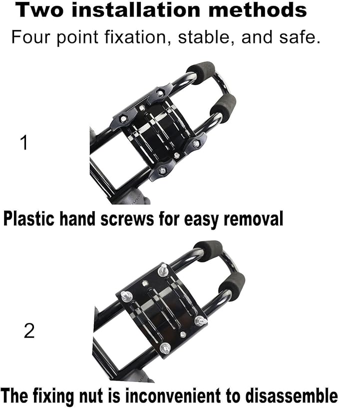 Folding Kayak roof Rack Adjustable for Kayak/Canoe/SUP,J-Bar Rack on Roof Mounting On SUV, Car and Truck Crossbars. (23-krf-1)