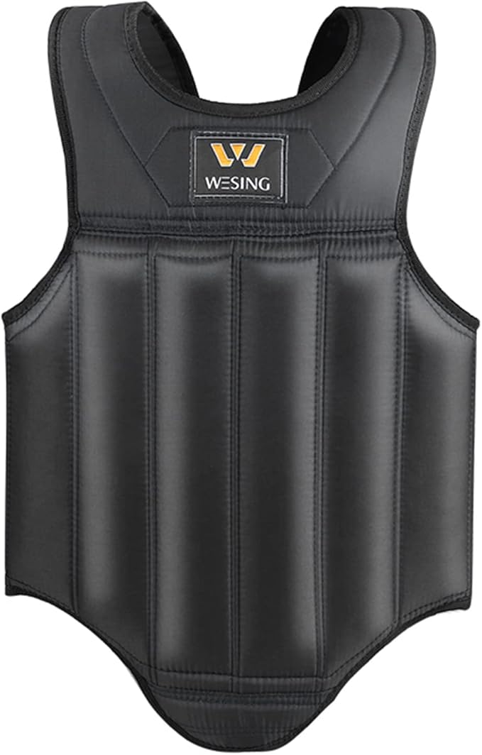 Wesing Martial Arts Muay Thai Boxing Chest Protector MMA Sanda Chest Guard