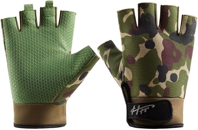 Fingerless Gloves - Multipurpose Water & Sports Gloves for Fishing, Sailing, Rowing, Kayaking & More - Men & Women