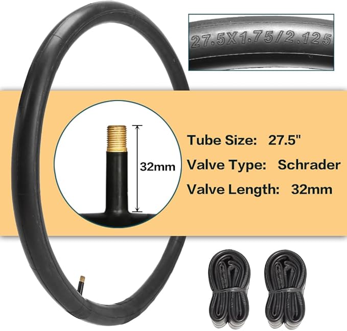27.5 X 1.95 Inch Folding Bike Tires with 3mm Anti Puncture Proof Protection for Mountain Bicycles