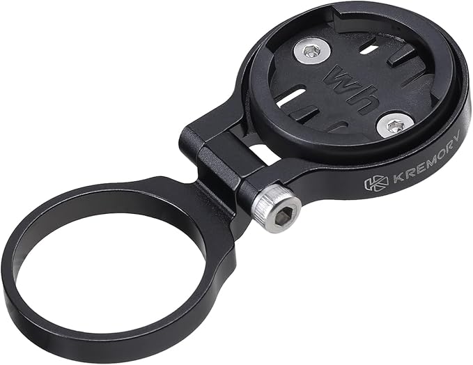 Bike Stem Mount Adjustable Bicycle Computer Mount for Wahoo Elemnt Bolt and Mini, Black