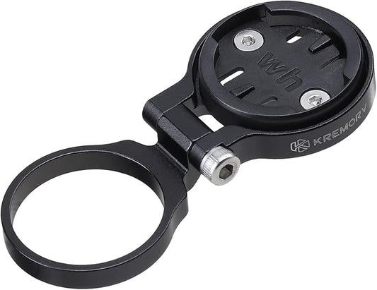 Bike Stem Mount Adjustable Bicycle Computer Mount for Wahoo Elemnt Bolt and Mini, Black