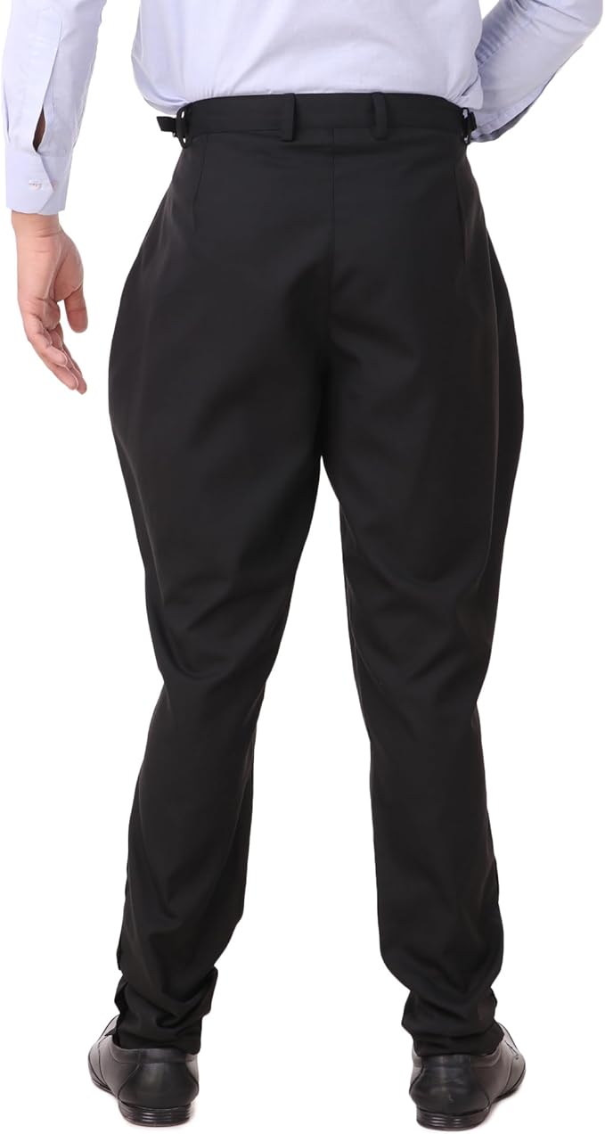 ThePirateDressing Steampunk Victorian Cosplay Costume Mens Archibald Jodhpur Pants Trousers