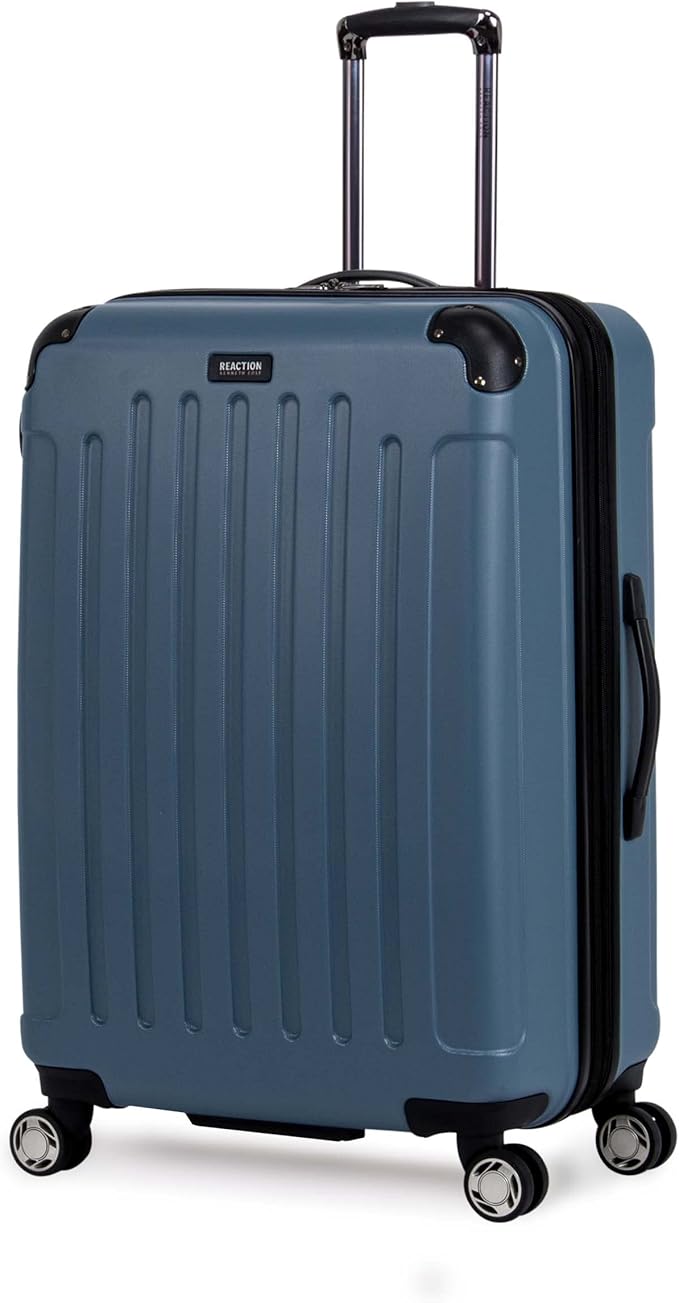 Kenneth Cole REACTION Renegade Luggage 拡張可能 8輪スピナー 軽量 ハードサイド スーツケース、グラナイトブルー、28インチ預け入れ