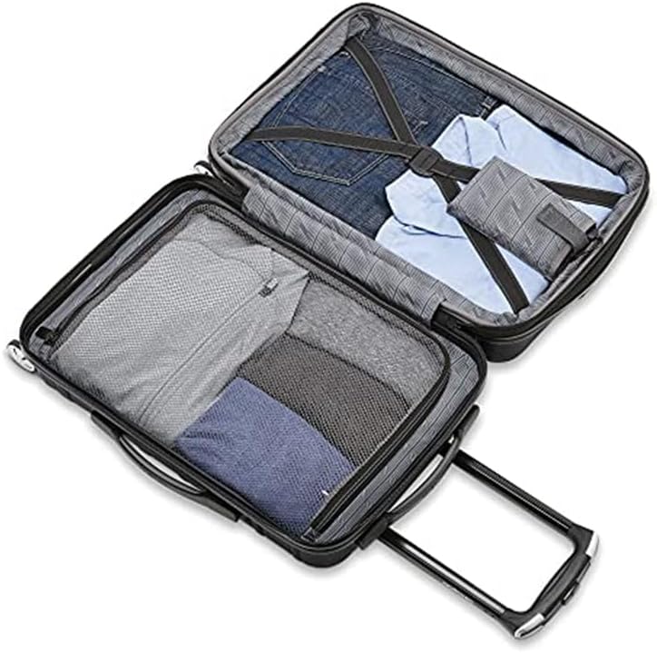 Samsonite Omni 2 Hardside Expandable Luggage with Spinner Wheels, 3-Piece Set (19/24/28), Lagoon Blue