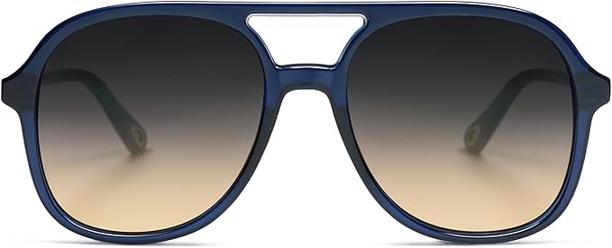 SOJOS Retro Polarized Aviator Sunglasses Womens Mens Classic 70s 80s Vintage Trendy Square Aviators SJ2174