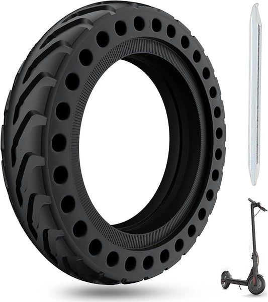 Cooryda Solid Tire for Xiaomi m365 Electric Scooter Mijia Mi m365 pro/gotrax gxl V2/gotrax XR, 8.5 inches Electric Scooter Wheels 8 1/2'' Front or Rear Replacement Honeycomb Solid Tires(1pc)