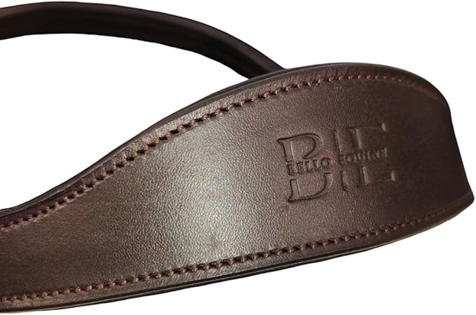 Pressure Relief Comfort Ergonomic Horse Bridle Havana Brown | Ergonomic | Comfortable | Durable (Bridle + Leather Reins, Full/Horse)