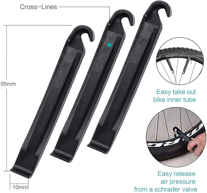 Multi-Function Bike Bicycle Cycling Mechanic Repair Tool Kits with 16-in-1, Bicycle Saddle Bag, Mini Bike Pump 120 PSI & Glue-Less Puncture Kit, Mechanic Portable Tools Bag with All in one