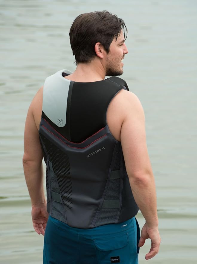 HyperLite メンズ エリート ライフジャケット - 米国沿岸警備隊承認 レベル70 浮力補助具、ボート、パドル、水泳などあらゆるウォータースポーツアクティビティに最適