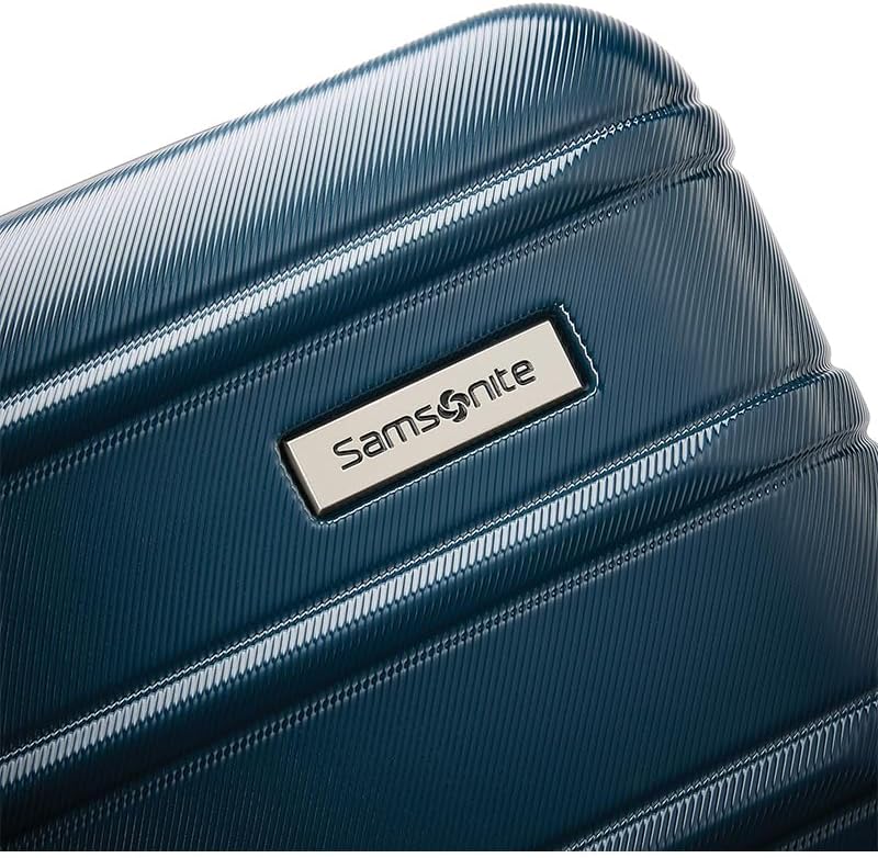 Samsonite Omni 2 Hardside Expandable Luggage with Spinner Wheels, 3-Piece Set (19/24/28), Lagoon Blue