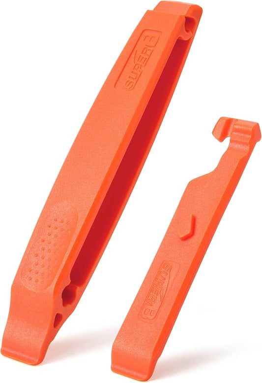 Super B Bike Tire Levers - Strong & Long Lasting Tire Removal Tool for Road or Mountain Bike Tires - Bicycle Tire Lever for Repair & Replacement of Flat Tires (TB-TL08)