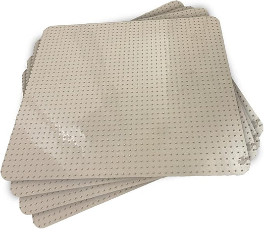 RESILIA Counter Top Protector Pet Deterrent Tiles - Pet-Free Training Mat, for Cats, Dogs, Rabbits, Indoor and Outdoor Use, Beige Color, 12 Inches x 12.75 Inches, 4 Pack