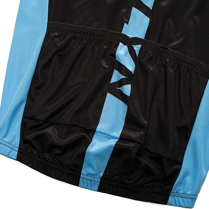 Men's Quick-Dry Cycling Jersey Set Road Bike Bicycle Shirt + Bib Shorts with 9D Gel Pad MTB Riding Clothing Kit
