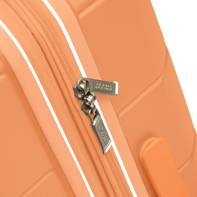 American Tourister Stratum 2.0 Expandable Hardside Luggage with Spinner Wheels, 28-Inch Checked-Large, Papaya