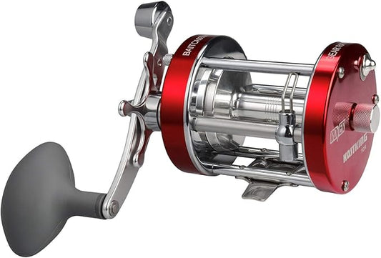 KastKing Rover Round Baitcasting Fishing Reel, Perfect Conventional Reel for Catfish, Salmon/Steelhead, Striper Bass and Inshore Saltwater Fishing Reel, Reinforced Metal Body