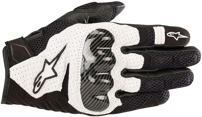 Alpinestars SMX 1 Air V2 Motorcycle Gloves Lightweight Ventilated Design Street Riding Comfort Enhanced Grip Protection