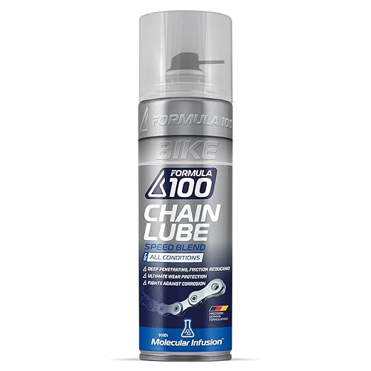 All Conditions Bike Chain Lube – All-Weather Lubricant Bicycles & Electric Bikes – Protects Against Wear, Reduces Friction, Fights Corrosion – 300ml Aerosol (10.14 oz)