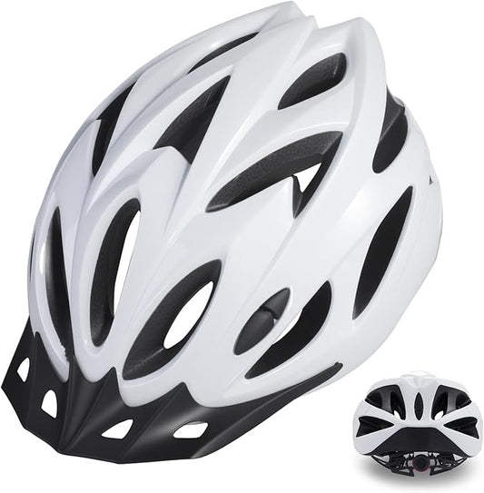 Zacro Adult Bike Helmet, Lightweight Bicycle Helmet with Removable Pads and Visor, CPSC Certified Safety Helmet for Men Women, Mountain Road Cycling Helmet for Adult