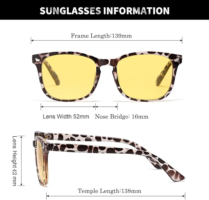 DUSHINE 偏光サングラス レディース クラシックレトロスタイル UV400保護