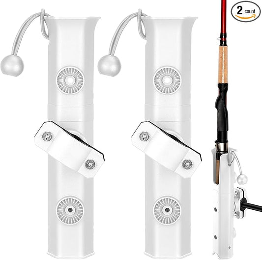 Pole Mount Fishing Rod Holders for Bike Rack Rotatable Fishing Chair Pole Holders with Clamp for Boat Bicycle Motorcycle Kayak Cart